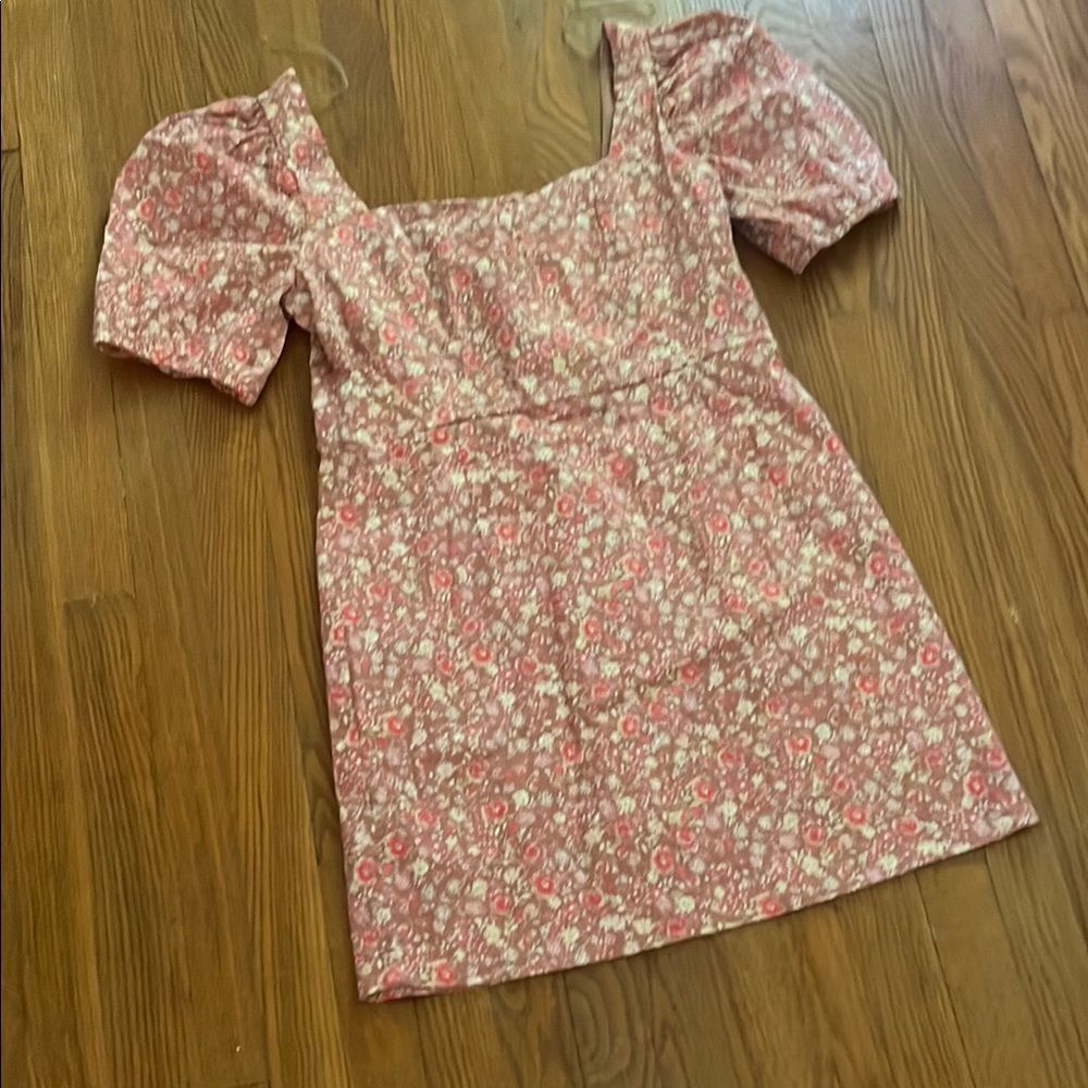 Floral Puff Sleeve Dress